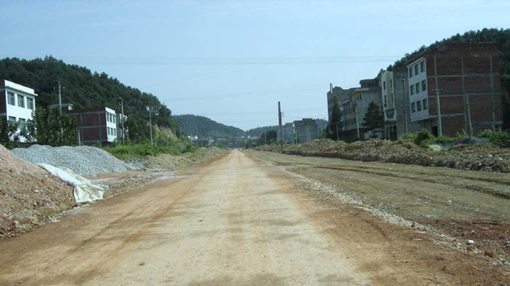 这可是外环还没修好的样子