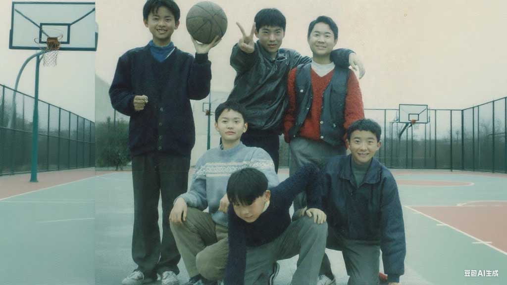 接触并喜欢上篮球的时候